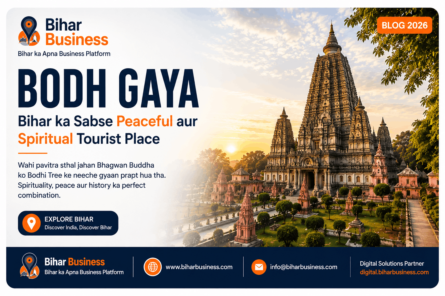 Bodh Gaya: Bihar ka Sabse Peaceful aur Spiritual Tourist Place