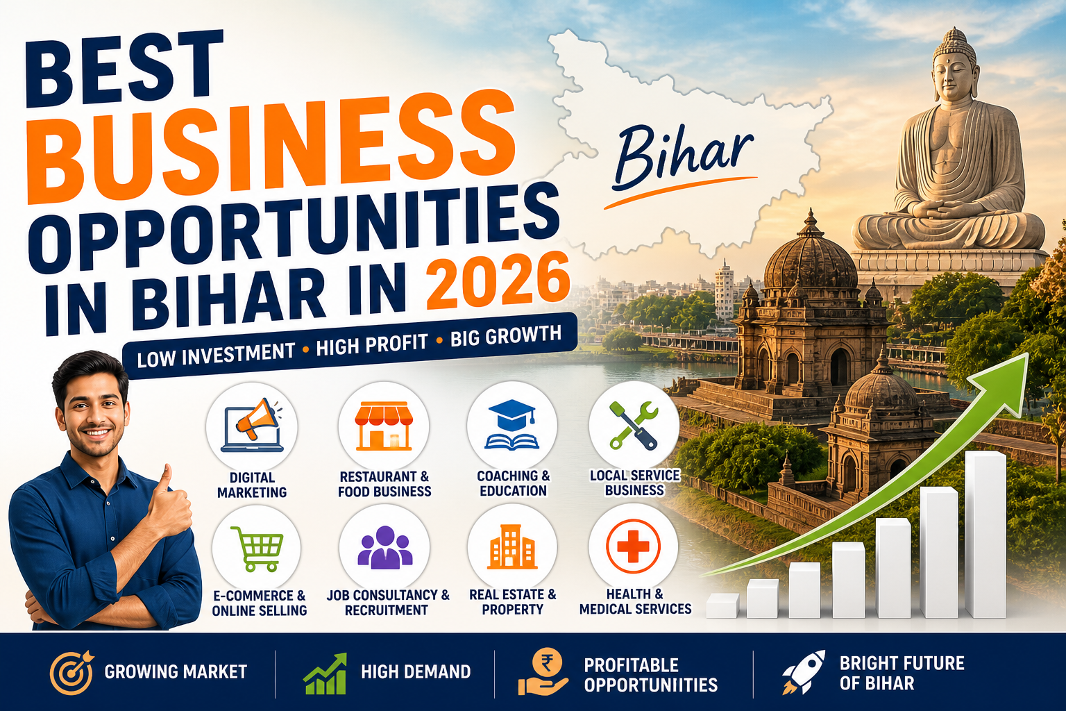 Best Business Opportunities in Bihar in 2026
